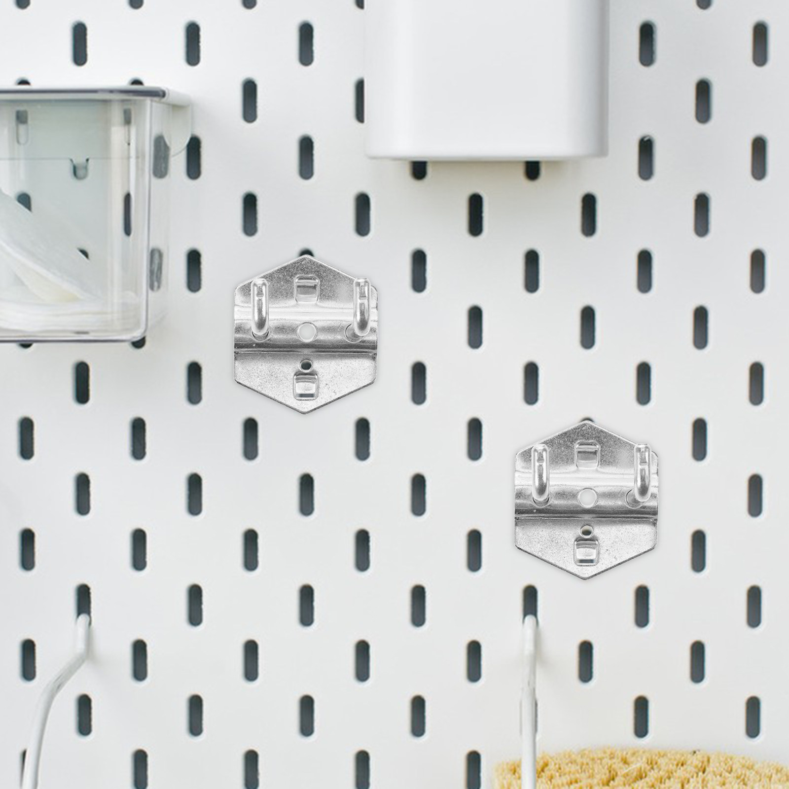 Workshop Tools Hanger - Ganci per pannelli forati, confezione da