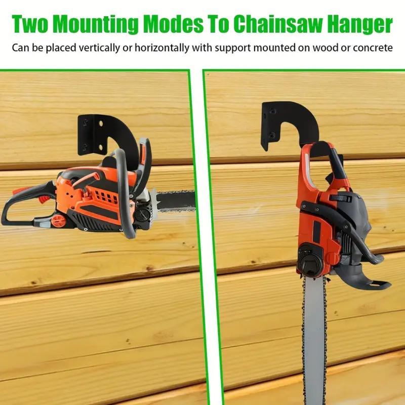 Workshop Tools Hanger - Supporto da parete per motosega, resistente,
