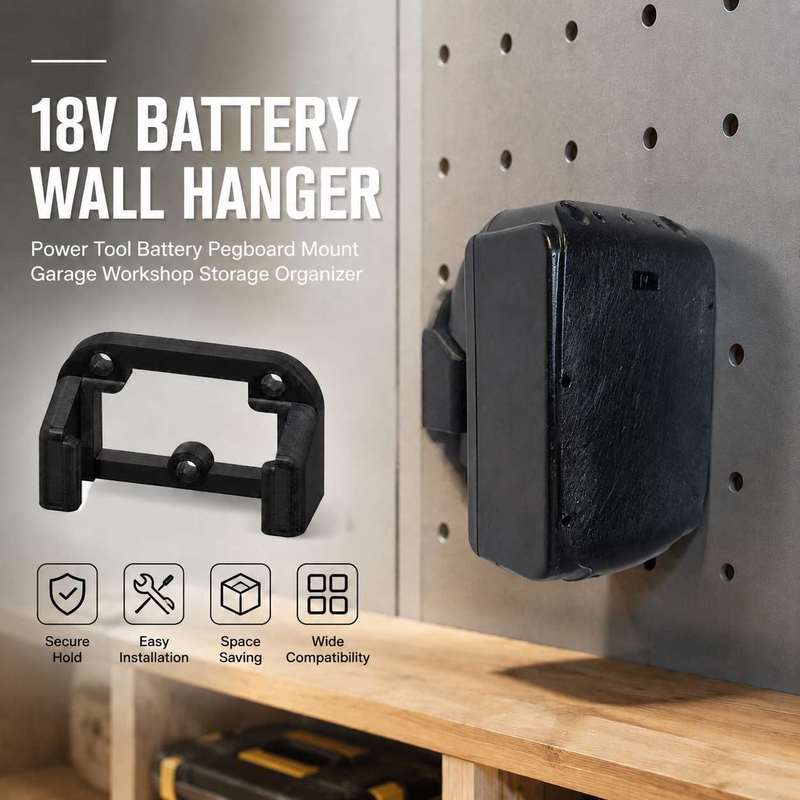 Supporto da Parete per Batteri - Workshop Tools Hanger recensione e prezzo